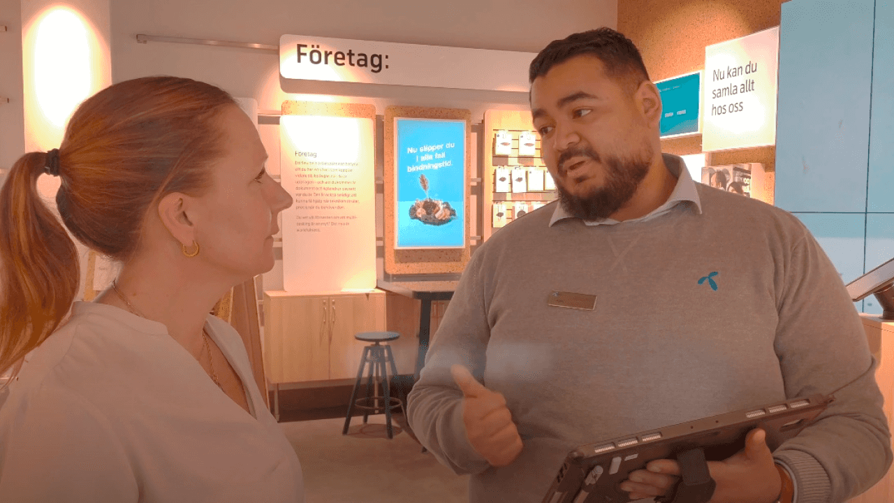 Telenor in-store demo