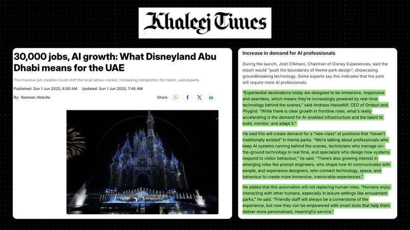 30,000 jobs, AI growth: What Disneyland Abu Dhabi means for the UAE